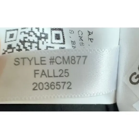 J.Crew Factory Black Ruffle Tie-Front Button Dress NWT Size 8 - Picture 7 of 7